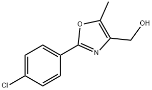 4-Oxazolemethanol, 2-(4-chlorophenyl)-5-methyl- 结构式