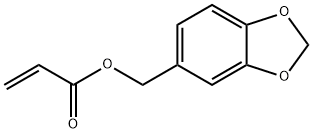 2-Propenoic acid, 1,3-benzodioxol-5-ylmethyl ester 结构式