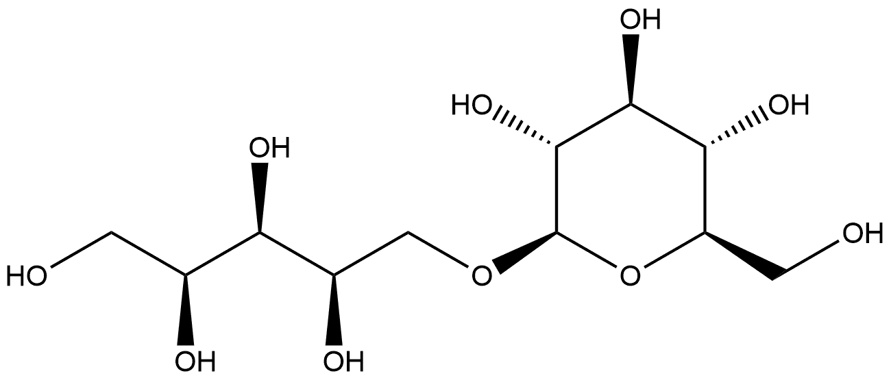 木糖醇基葡糖苷 结构式