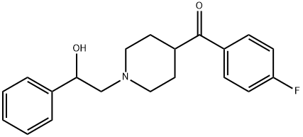 Methanone, (4-fluorophenyl)[1-(2-hydroxy-2-phenylethyl)-4-piperidinyl]- 结构式