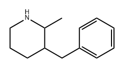 Piperidine, 2-methyl-3-(phenylmethyl)- 结构式