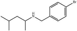 Benzenemethanamine, 4-bromo-N-(1,3-dimethylbutyl)- 结构式