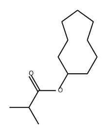 Propanoic acid, 2-methyl-, cyclononyl ester 结构式