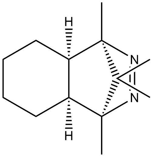 1,4-Methanophthalazine, 1,4,4a,5,6,7,8,8a-octahydro-1,4,9,9-tetramethyl-, (1α,4α,4aα,8aα)- (9CI) 结构式