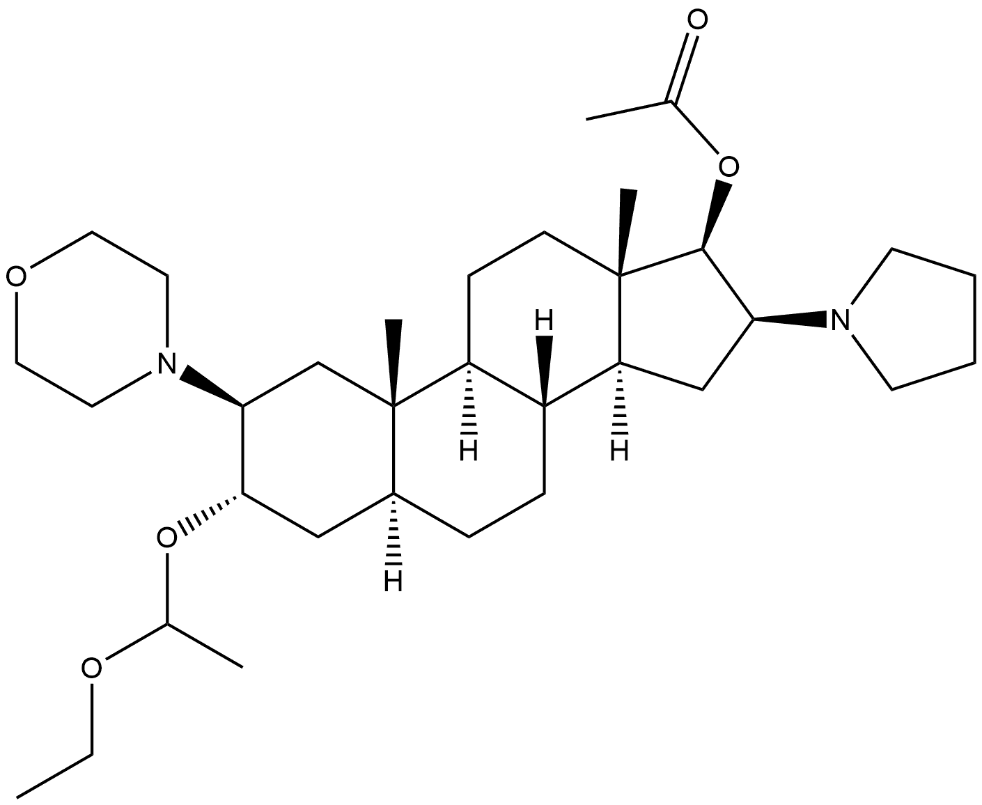 罗库溴铵50 结构式