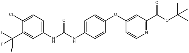 索拉非尼叔丁酯 结构式