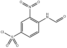 4-(Formylamino)-3-nitro-benzenesulfonyl chloride 结构式