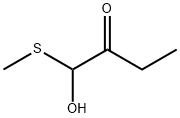 2-Butanone, 1-hydroxy-1-(methylthio)- 结构式