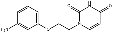 1-[2-(3-aminophenoxy)ethyl]-1,2,3,4-tetrahydropyr
imidine-2,4-dione 结构式
