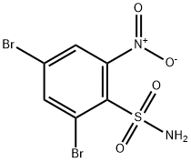 2,4-二溴-6-硝基苯磺酰胺 结构式