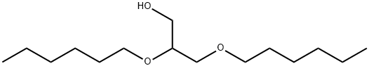 2,3-双(己氧基)丙-1-醇 结构式
