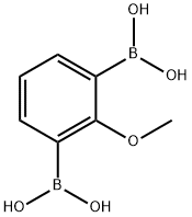 Boronic acid, B,B'-(2-methoxy-1,3-phenylene)bis- 结构式