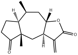 8-表-密花豚草素 结构式