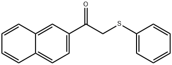Ethanone, 1-(2-naphthalenyl)-2-(phenylthio)- 结构式