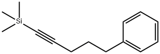 Benzene, [5-(trimethylsilyl)-4-pentyn-1-yl]- 结构式