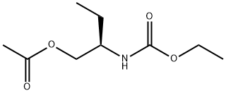 Carbamic acid, [1-[(acetyloxy)methyl]propyl]-, ethyl ester, (R)- (9CI) 结构式