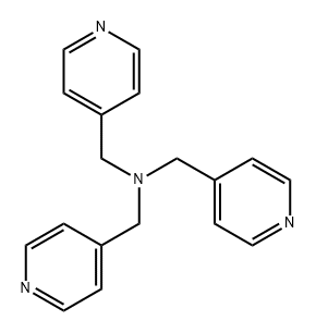三(吡啶-4-基甲基)胺 结构式