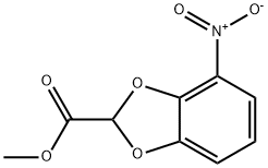 1,3-Benzodioxole-2-carboxylic acid, 4-nitro-, methyl ester 结构式