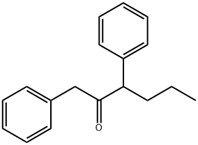 1,3-Diphenyl-2-hexanone 结构式
