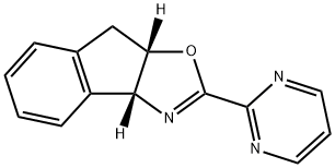 (3AR,8AS)-2-(嘧啶-2-基)-3A,8A-二氢-8H-茚并[1,2-D]恶唑 结构式