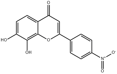 7,8-二羟基-4'-硝基查耳酮 结构式