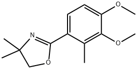 Oxazole, 2-(3,4-dimethoxy-2-methylphenyl)-4,5-dihydro-4,4-dimethyl- 结构式