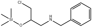 Benzenemethanamine, N-[3-chloro-2-[(trimethylsilyl)oxy]propyl]- 结构式
