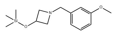 Azetidine, 1-[(3-methoxyphenyl)methyl]-3-[(trimethylsilyl)oxy]- 结构式