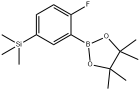 1,3,2-Dioxaborolane, 2-[2-fluoro-5-(trimethylsilyl)phenyl]-4,4,5,5-tetramethyl-