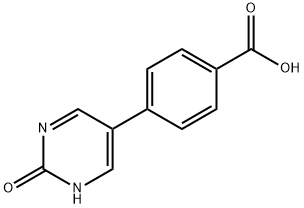 5-(4-Carboxyphenyl)-2-hydroxypyrimidine 结构式