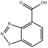 苯并[D][1,2,3]噻二唑-4-羧酸 结构式