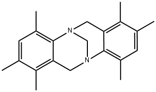 6H,12H-5,11-METHANODIBENZO[B,F][1,5]DIAZOCINE, 1,2,4,7,8,10-HEXAMETHYL- 结构式