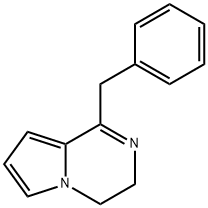 Pyrrolo[1,2-a]pyrazine, 3,4-dihydro-1-(phenylmethyl)- 结构式