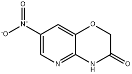 2H-Pyrido[3,2-b]-1,4-oxazin-3(4H)-one, 7-nitro- 结构式