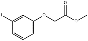 2-(3-碘代苯氧基)乙酸甲酯 结构式