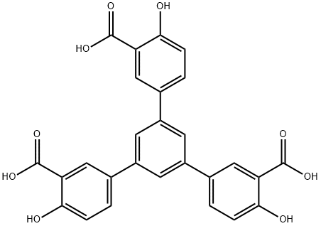 1,3,5-三(3-羧基-4-羟基苯基)苯 结构式
