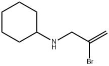 Cyclohexanamine, N-(2-bromo-2-propen-1-yl)- 结构式