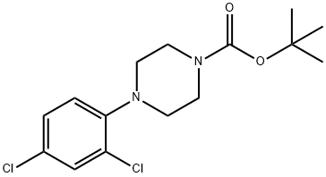 tert-Butyl 4-(2,4-dichlorophenyl)piperazine-1-carboxylate 结构式