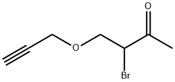 2-Butanone, 3-bromo-4-(2-propyn-1-yloxy)- 结构式