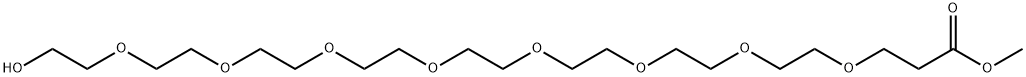 HO-PEG8-COOMe 结构式