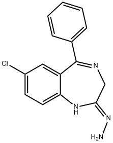 艾司唑仑杂质IV 结构式