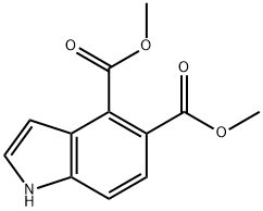 1H-Indole-4,5-dicarboxylic acid, 4,5-dimethyl ester 结构式