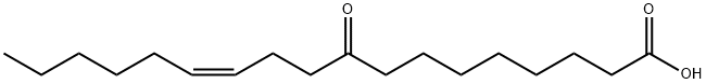 12-Octadecenoic acid, 9-oxo-, (12Z)- 结构式