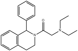 2-(Diethylamino)-1-(1-phenyl-3,4-dihydroisoquinolin-2(1H)-yl)ethanone 结构式