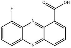 1-Phenazinecarboxylic acid, 9-fluoro- 结构式