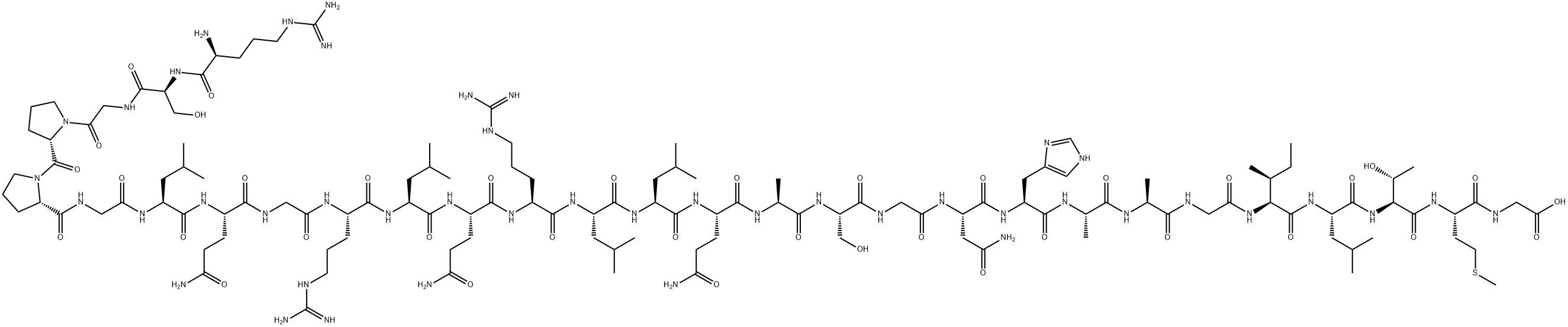 HYPOCRETIN (70-98) (HUMAN) 结构式
