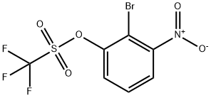 2-Bromo-3-nitrophenyl trifluoromethanesulphonate 结构式