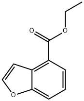 4-Benzofurancarboxylic acid, ethyl ester 结构式