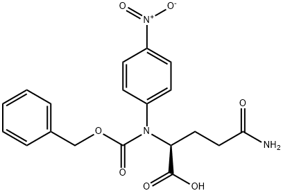 L-Glutamine, N-(4-nitrophenyl)-N2-[(phenylmethoxy)carbonyl]- 结构式