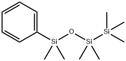 1,1,3,3-Tetramethyl-1-phenyl-3-(trimethylsilyl)disiloxane 结构式